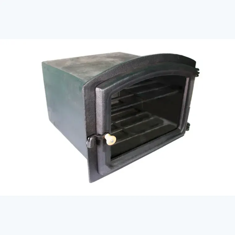 Forno para Lenha Grande Frente Vidro 49X46X33 Arqueado da Fundição São Cristóvão